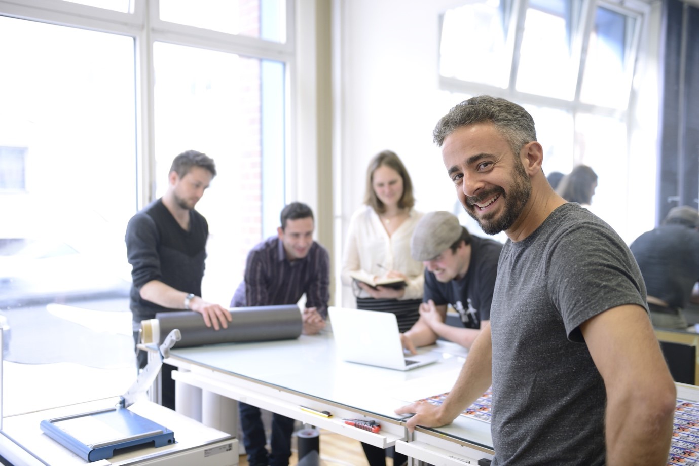 man at architecture firm